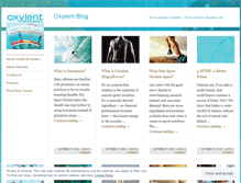 Tablet Screenshot of oxylentblog.com